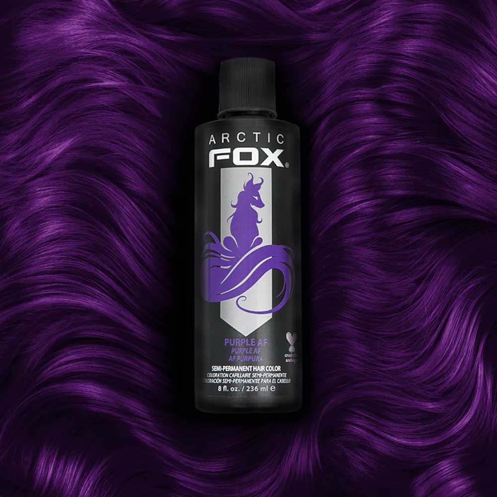 Arctic Fox Purple AF, semi permanent hair dye purple | Attitude Europe